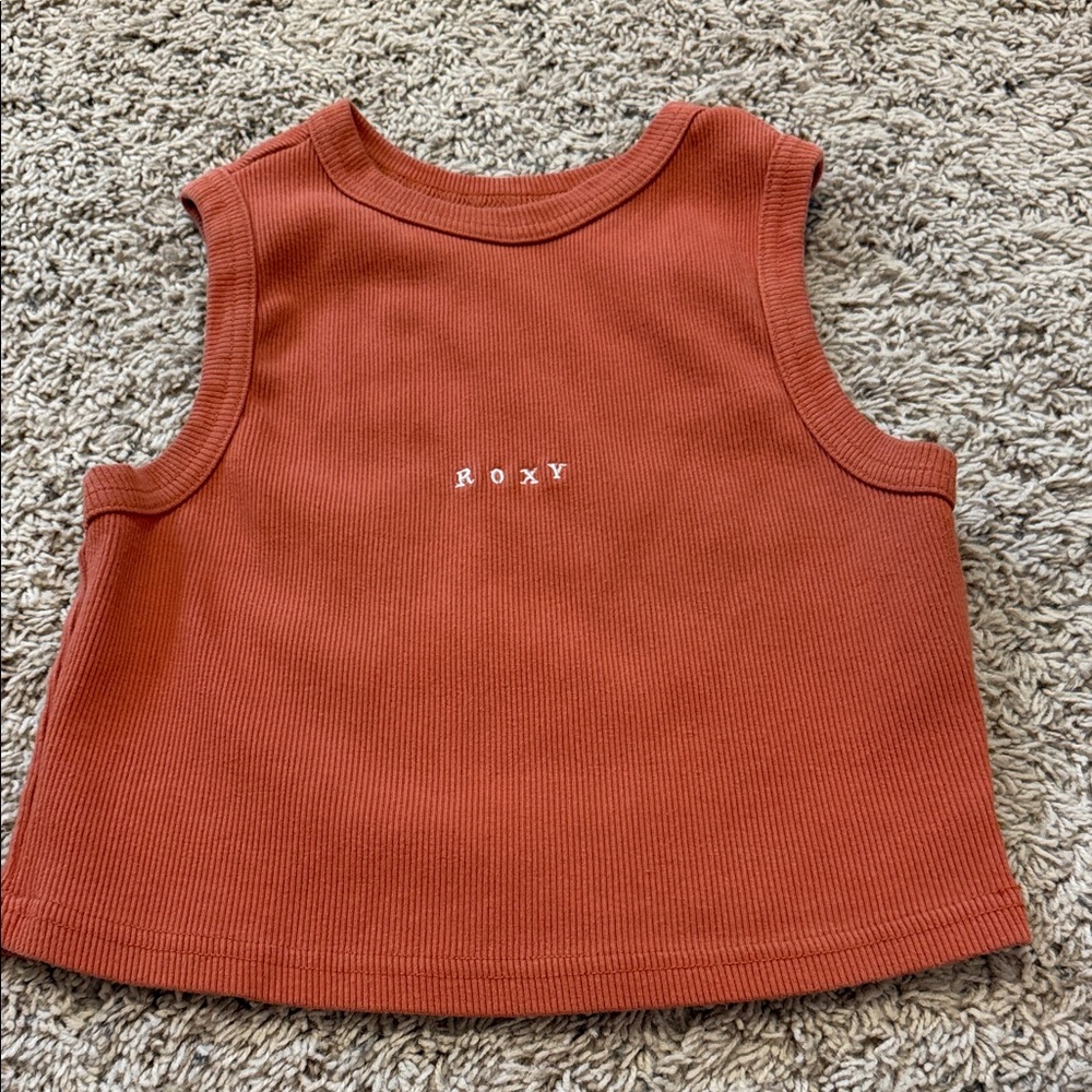 Women’s Roxy orange crop tank top size XS